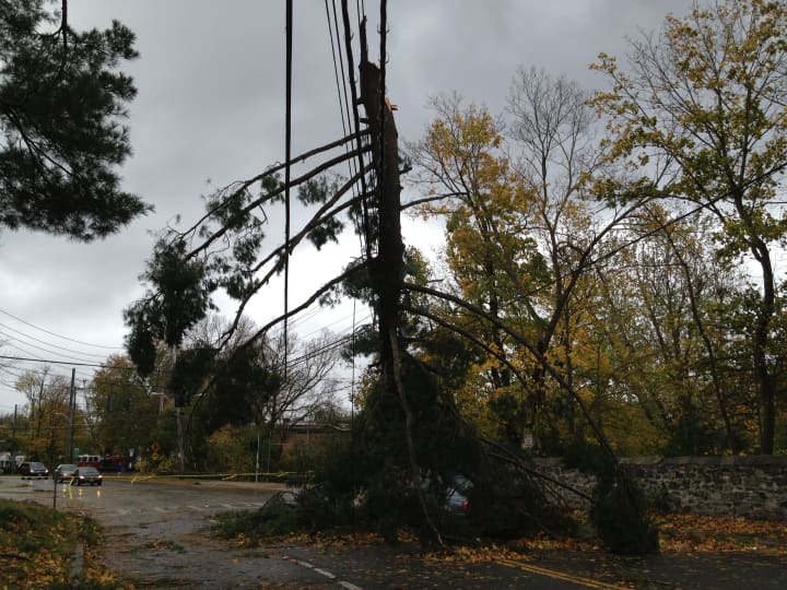 Scarsdale was hit hard by Hurricane Sandy, with many trees knocking out overhead power lines.