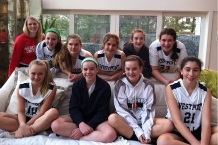 The Westport PAL eighth-grade girls&#x27; basketball team finished 4-0 in its first tournament of the season.
