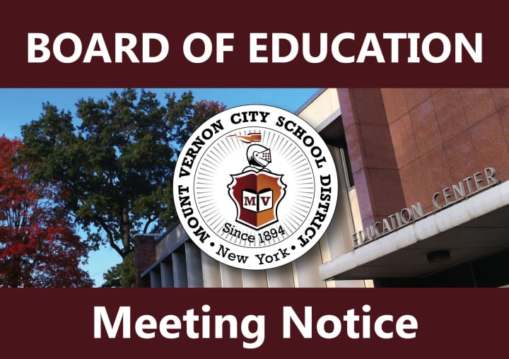 No public comment will be allowed at this meeting of the Board of Education.