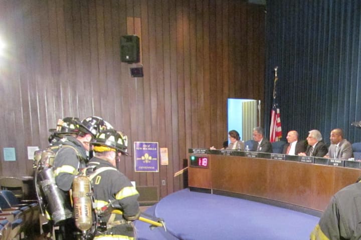 The New Rochelle City Council votes on the proposed 2013 city budget Tuesday.
