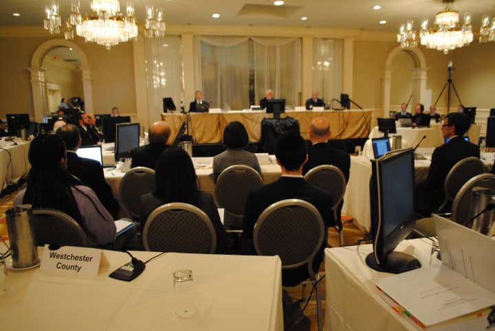 This is the Atomic Safety and Licensing Board hearings, which are being held at the DoubleTree Hotel in Tarrytown. 