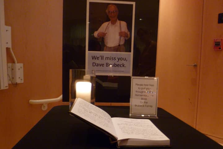 Wilton Library is collecting condolence and thank-you messages in a remembrance book for Dave Brubeck. The jazz musician and Wilton resident died last week. 