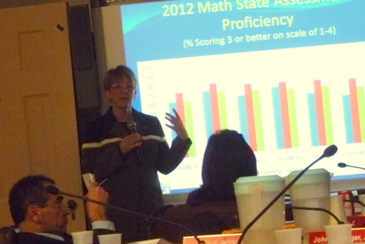 Kathleen Conley, chief information officer for the Public Schools of the Tarrytowns, discusses student performance on the 2011-12 state assessments.
