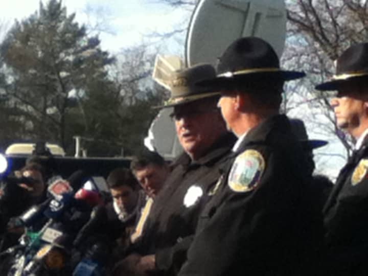 Connecticut State Police J. Paul Vance asked reporters Saturday not to contact family members of the Newtown shooting victims. 