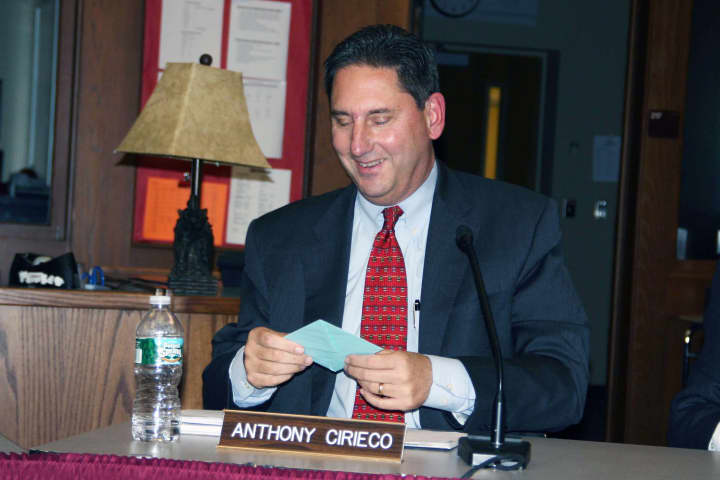 Anthony Cirieco&#x27;s seat on the Board of Education will be vacant when he joins the Somers Town Board in January.