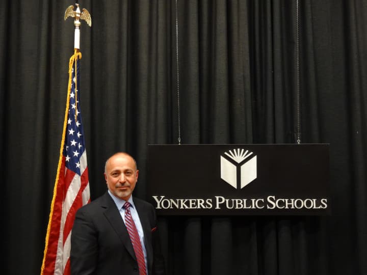 Yonkers Superintendent of Schools Pierorazio met with various officials to discuss and review school safety and district coordination with the Yonkers Police Department.