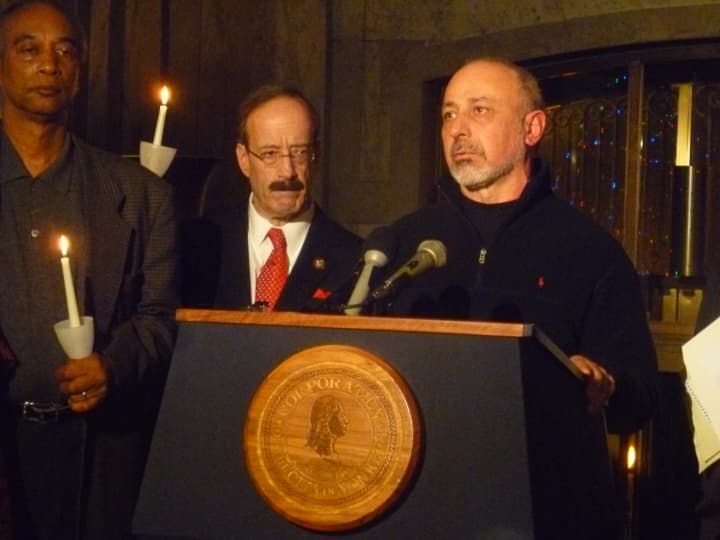 Speaking at a candlelight vigil Sunday, Superintendent of Schools Bernard Pierorazio pledged Yonkers will do everything it can to ensure students safety. 