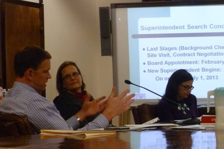 The Board of Education of the Public Schools of the Tarrytowns discussed what characteristics they wanted in a new superintendent.