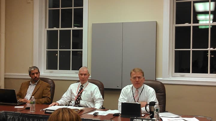 Peekskill school officials and school board trustees discussed school safety with the public Tuesday night.