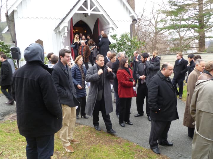 Family and  friends remembered Carter Smith at the Grace Episcopal Church in Hastings.