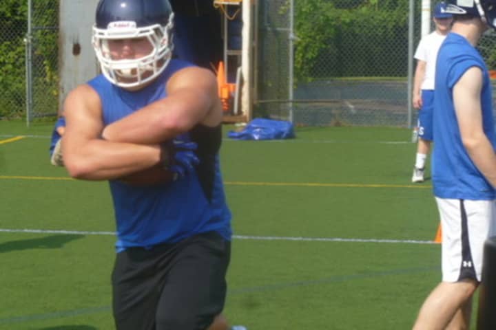 Dobbs Ferry High School football star Tim Soave was selected to a national football training program. 