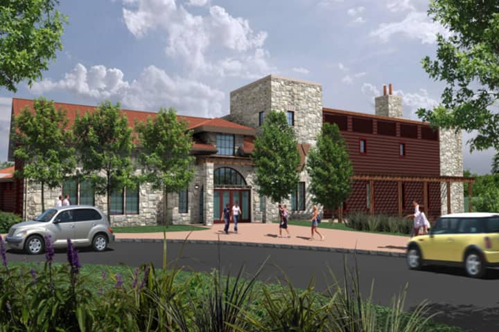 This is an artist&#x27;s rendering of the planned new Westport Weston Family Y facility at Mahackeno.