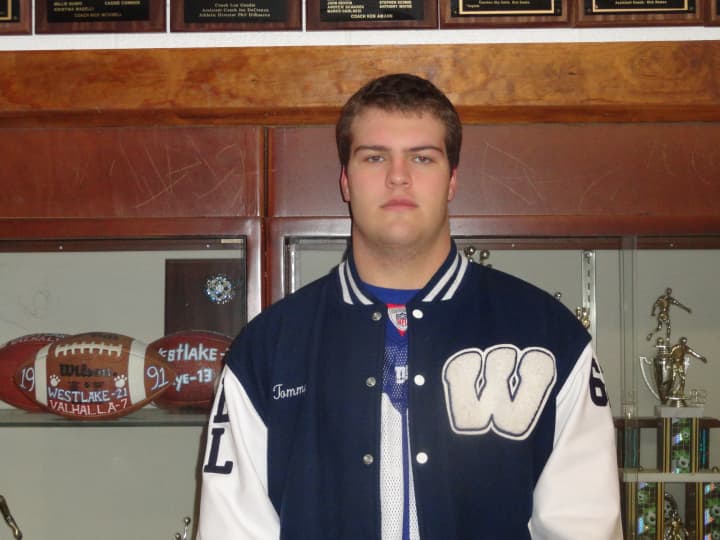 Westlake&#x27;s senior offensive lineman Tommy Hopkins was recognized as an all-state football player this week. 