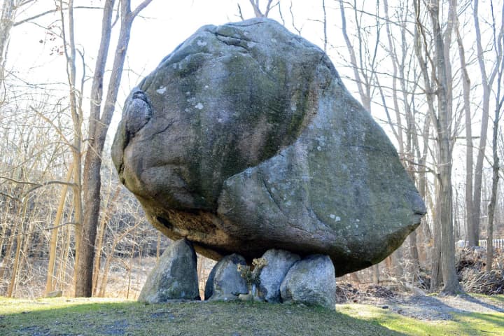 The origin of North Salem&#x27;s Balanced Rock is still a mystery.