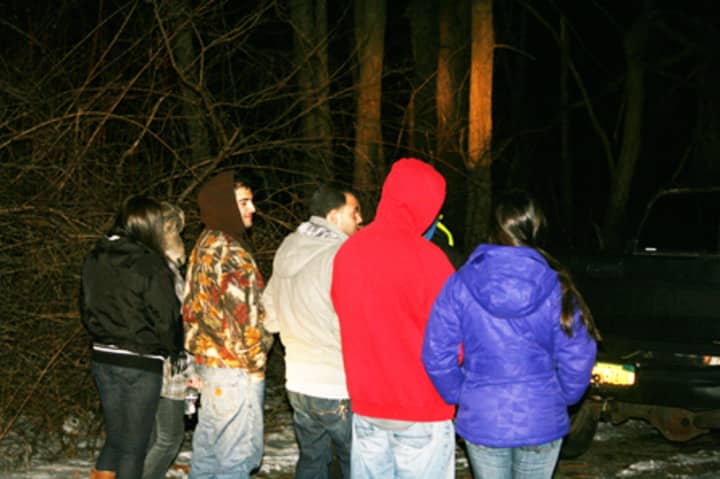 North Salem Police stopped eight teenagers from four-wheeling Thursday night.