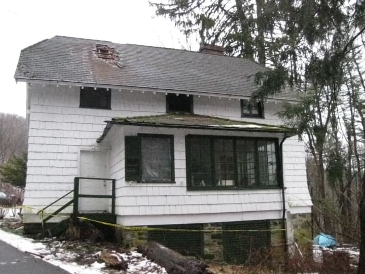 A house at 18 Nirta Road in Mount Kisco sustained second story damage after a fire last night. 