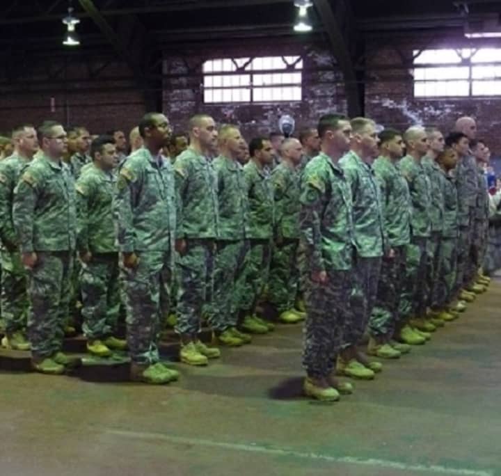 More than 110 New York Army National Guard Soldiers from the 69th Infantry who served in Afghanistan were honored Sunday with a Freedom Salute Ceremony at the New York State Armory in Peekskill.