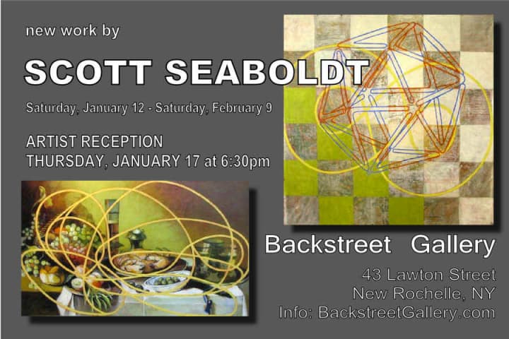 New Rochelle High School art teacher Scott Seaboldt&#x27;s artist reception is Thursday.
