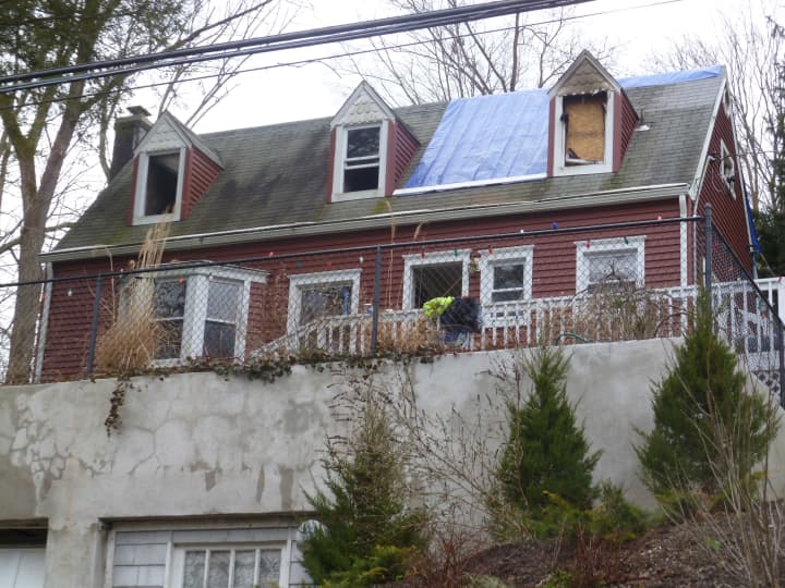 Firefighters were called to fight a blaze Tuesday morning at 23 South Road in Katonah.