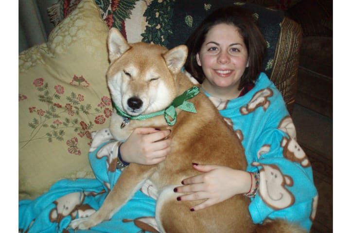 A portion of the Somers Dog Park will be dedicated to the late Dominique Silvestry, pictured here with Kitsuhi, her Shiba Inu.