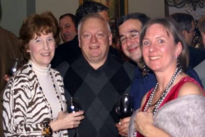 Edward Fuhrman, superintendent of Croton-Harmon Schools, second from left, his wife Janie Fuhrman, far left, and Charlie and Karen Weinstock. 