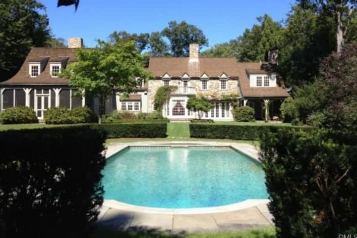 This home on Three Wells Lane in Darien is listed for $4,450,000 and will have an open house from 1-3 p.m. Sunday.