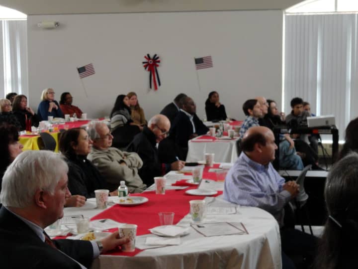 About 100 people are in attendance Monday in Hastings to honor Martin Luther King Jr. and celebrate President Barack Obama&#x27;s second inauguration.