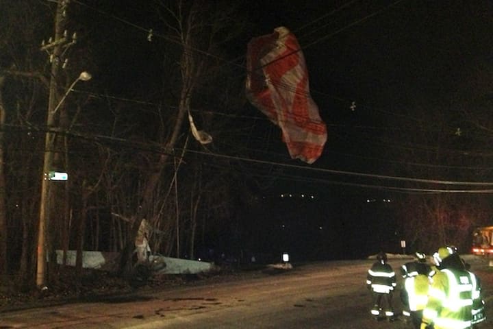 A plane crashed Tuesday near South Street and Wixted Avenue in Danbury.