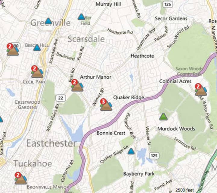 Scarsdale was one of many municipalities where residents lost power on Thursday.
