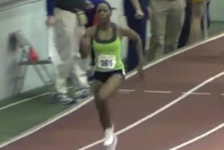 Trisha-Ann Hawthorne, a 2007 graduate of Alexander Hamilton, is currently the women&#x27;s world leader in the 200 meter dash. 