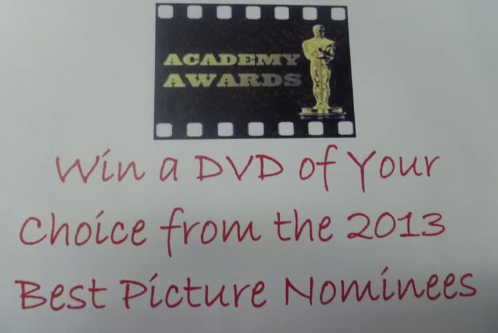 The Harrison Public Library is sponsoring an Oscar voting contest for library card holders.