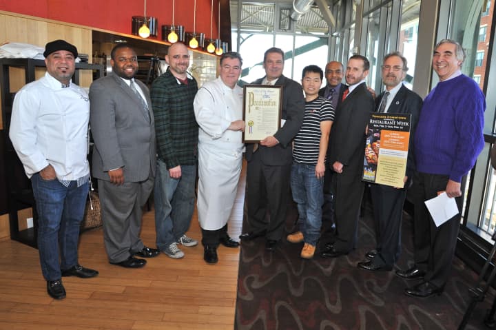 City officials and restaurant owners celebrated the kick-off the Second Annual Yonkers Downtown Business Improvement Districts International Restaurant Week. 