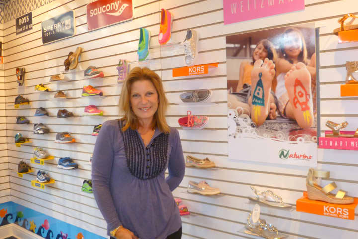 Kathy Sanford, owner of Petite Chou Chou, says she&#x27;s thought about opening a kids&#x27; footwear store for years. It&#x27;s open now around the corner from the original Chou Chou clothing store. 