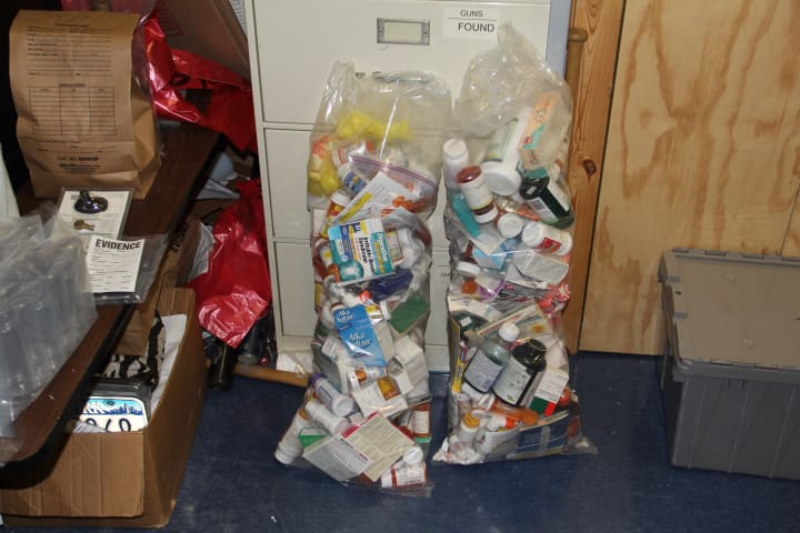 Village of Ossining Police recently collected several pounds of prescription drugs from the community&#x27;s prescription drug take-back bin at the police facility. 