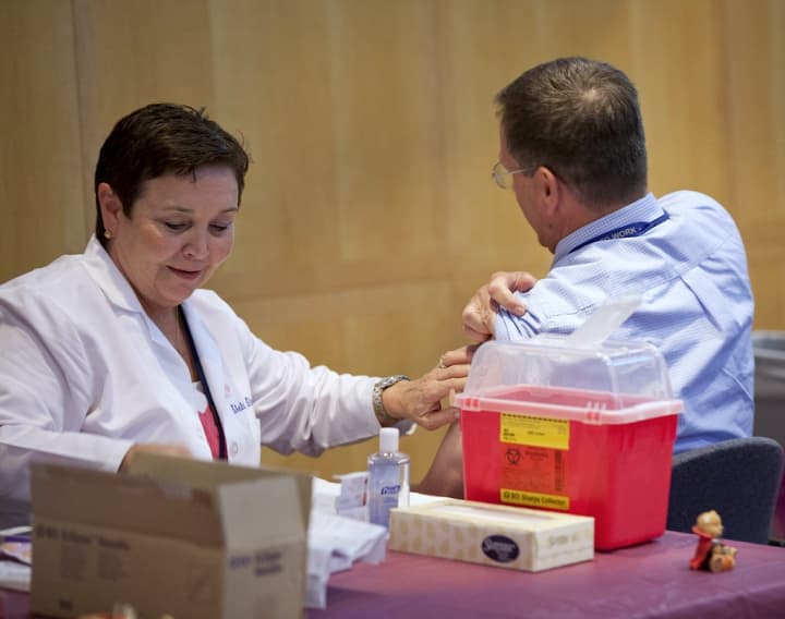 Yonkers residents can get a free flu shot Thursday.