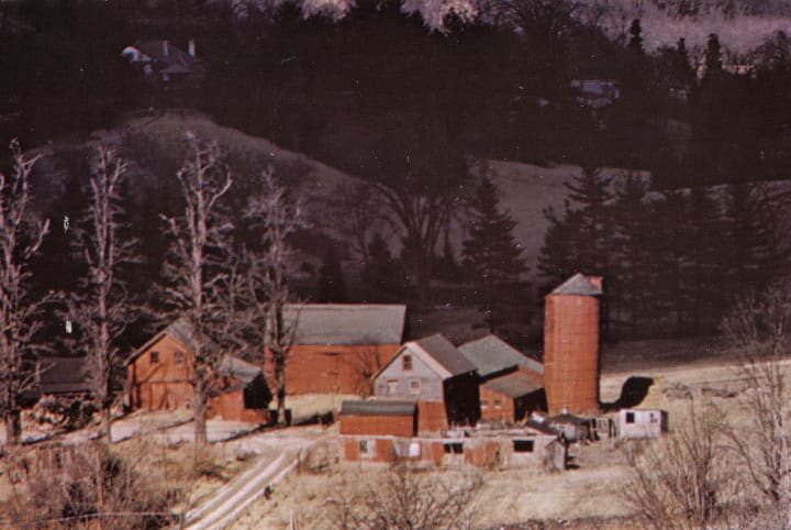The New Castle Historical Society&#x27;s new &quot;Founding Farms&quot; exhibit traces the town&#x27;s origins back to farms such as the Sutton Farm, which is seen here.  