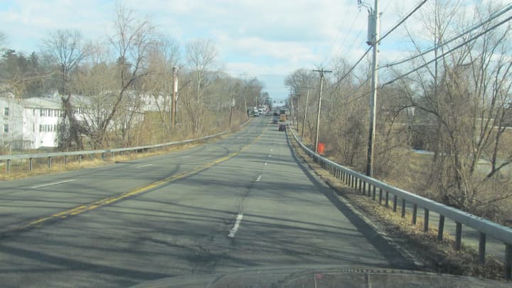 Potholes are seen on Westchester Ave in Rye Brook/Port Chester.