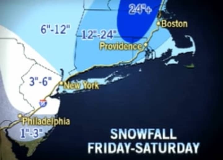 Blizzard conditions are predicted for Fairfield County Friday and Saturday.