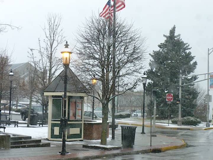 Very little snow was sticking on the streets of Ossining Friday morning, but village and town officials said they were prepared for the worst later in the evening. 