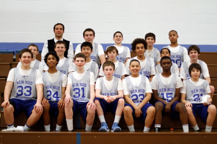 Coach Jordan Hirsch led the Blue Mountain Middle School boys modified basketball team to an undefeated season for the first time in school history.
