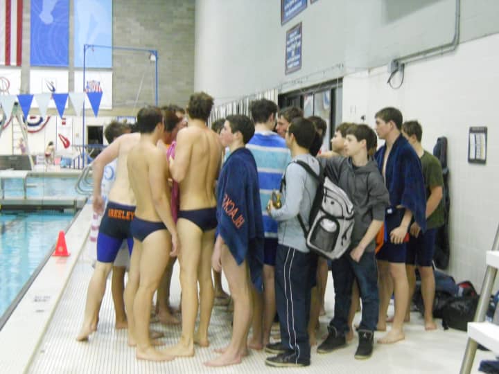 The Horace Greeley boys swim team is aiming to win its second consecutive Section 1 Championship. The sectional finals will be held Wednesday at Felix Festa Middle School.