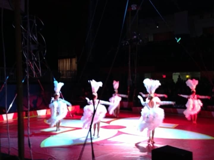 Dancers at the Royal Hanneford Circus in White Plains.