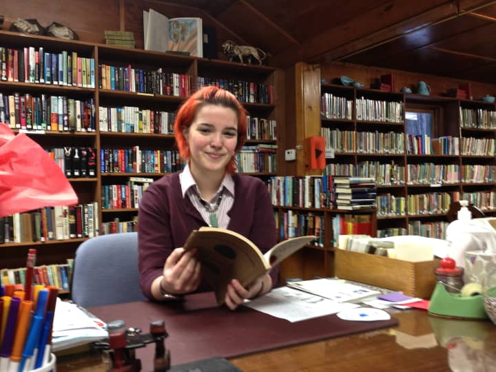 Elena Sicconi, librarian, is working to update the Long Ridge Library in Danbury.