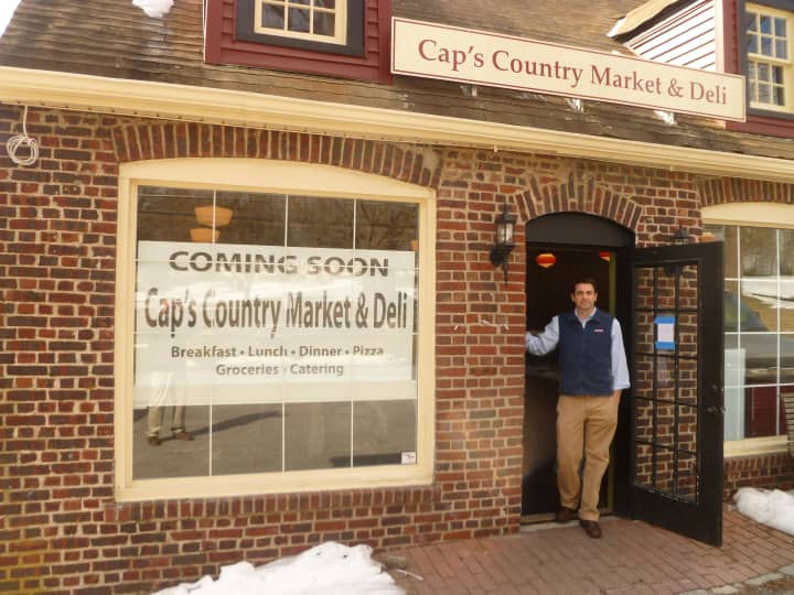 Nat Mundy stands in the doorway of the new Cap&#x27;s Country Market &amp; Deli in South Salem, which he hopes to have open the first week in March.