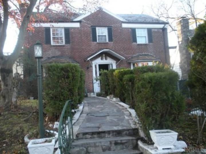 This home on Ritchie Drive is just one of the properties scheduled for open houses in Yonkers this weekend. 