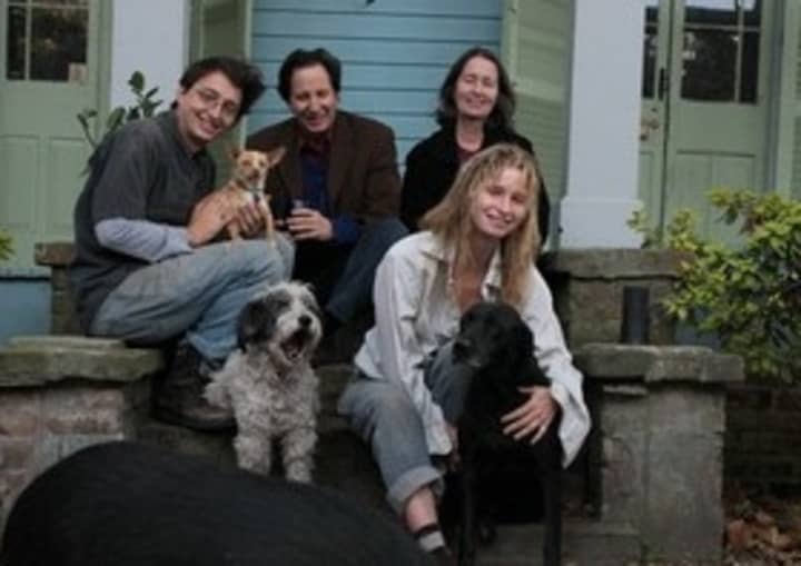 The Zeitlin family, from left, Benh, Steven, Amanda and Eliza (front), of Hastings will be at the 85th Oscars on Sunday.

