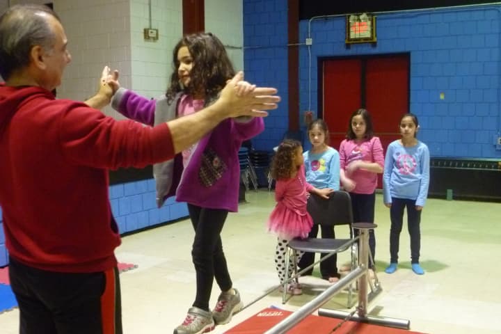 Kids and teens practiced circus arts at the Tarrytown Community Opportunity Center, which is currently looking for volunteers to help with the after school programs.
