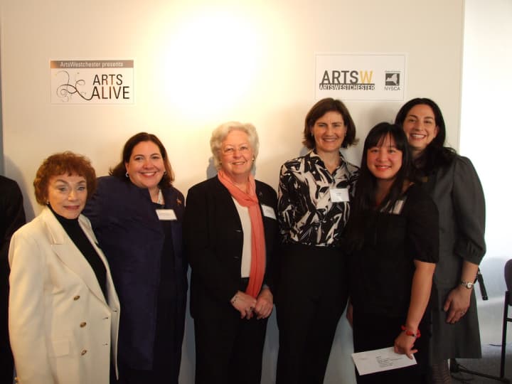 Members of the Peekskill Arts Alliance and Lana Yu at last year&#x27;s Arts Alive event. They have received grant funding for art projects again in 2013.