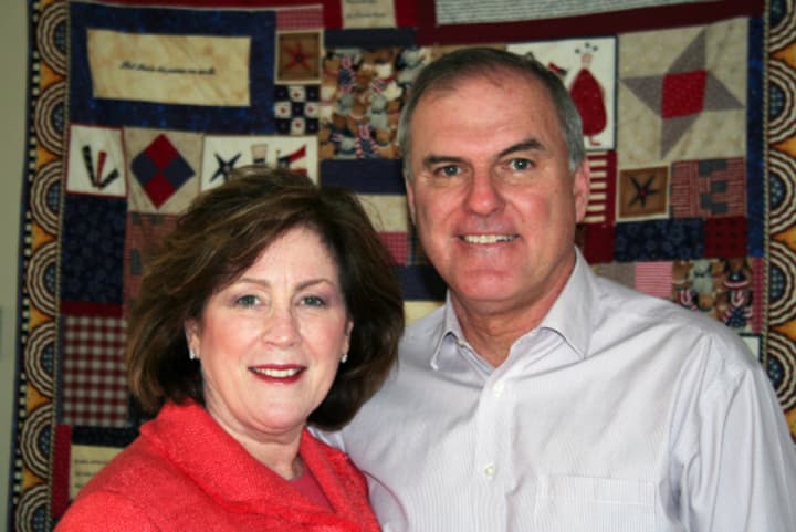 New Canaan&#x27;s Mary and Frank Fetchet of Voices of September 11th.