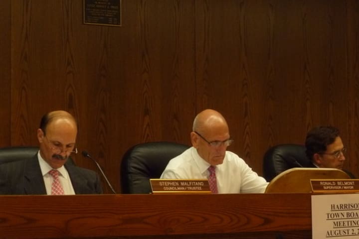 Harrison Town Board member Steve Malfitano, Supervisor Ron Belmont and the other members of the board have a full agenda at Thursday&#x27;s meeting.